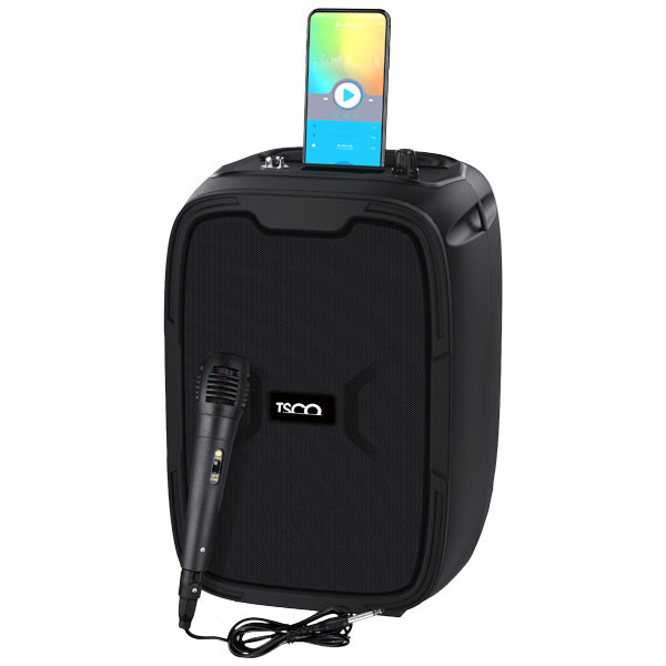 اسپیکر tsco 2311 شارژی نور rgb با میکروفون
